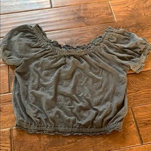 American Eagle cropped shirt